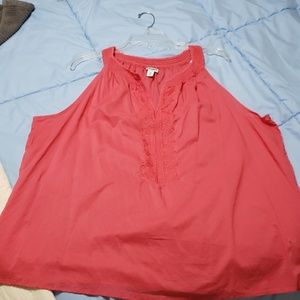 Coral cotton top